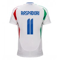 Italien Giacomo Raspadori #11 Replika Bortatröja EM 2024 Kortärmad